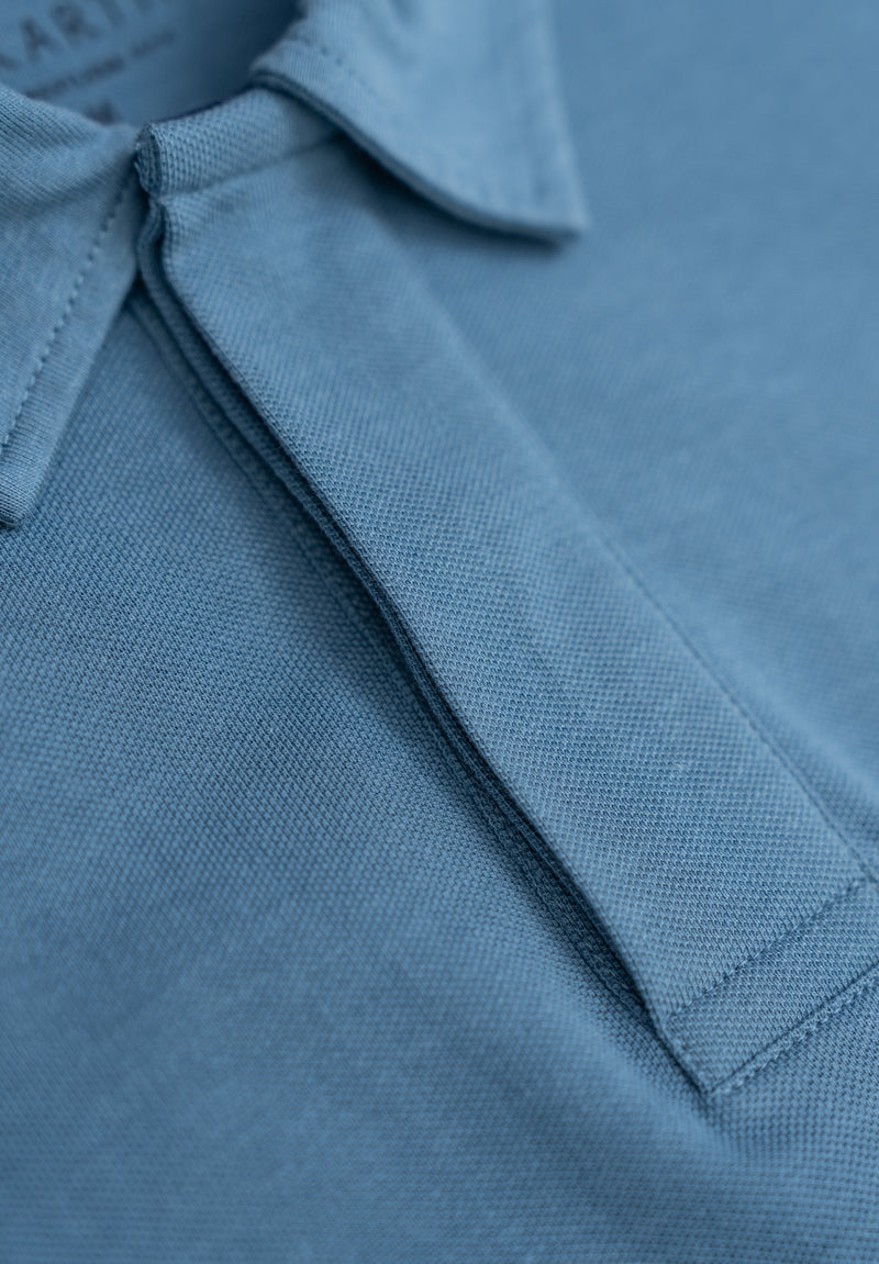 Polo Delavado Sarga Indigo