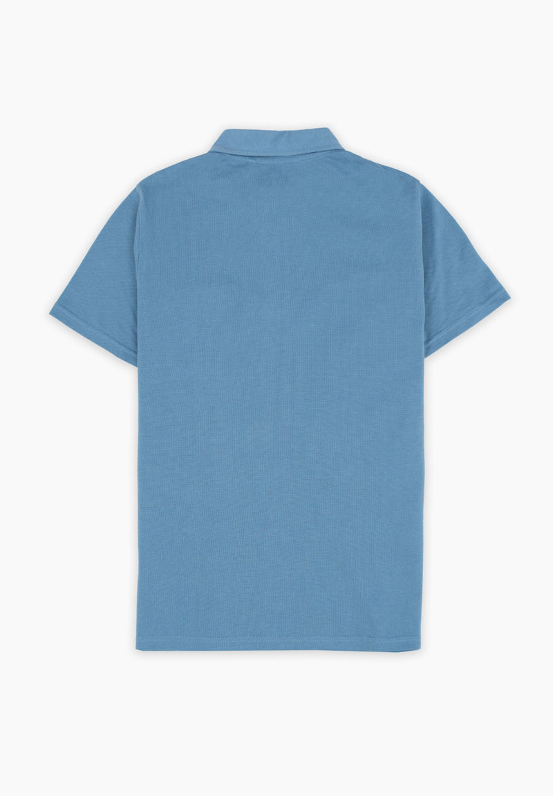 Polo Delavado Sarga Indigo