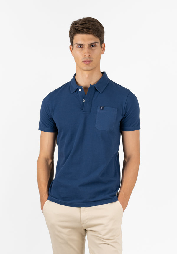 Polo Delavado Sarga Dark Blue