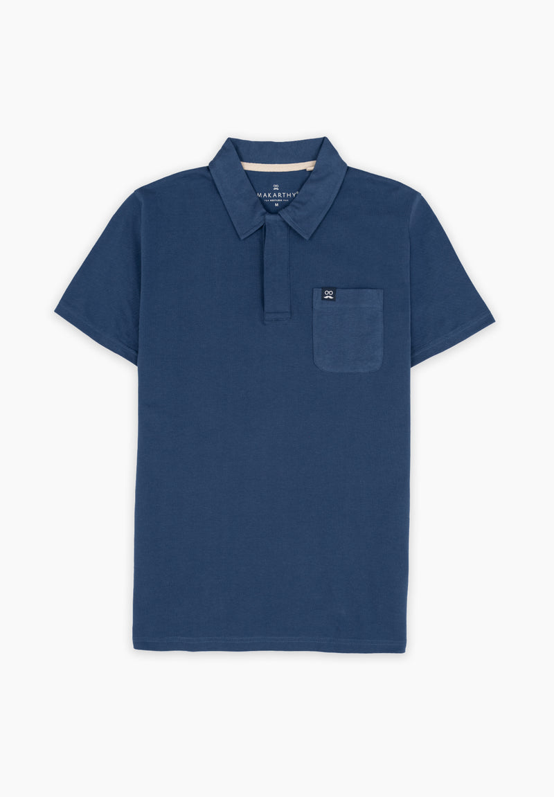 Polo Delavado Sarga Dark Blue