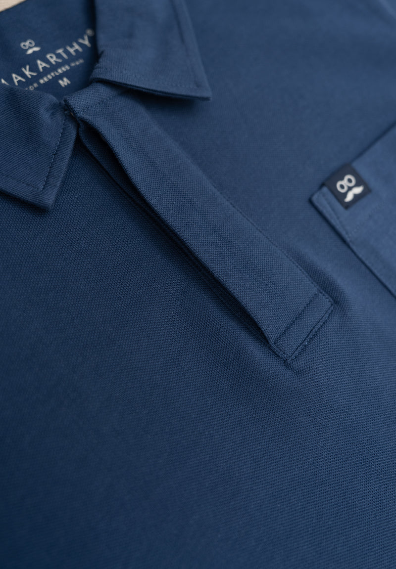 Polo Delavado Sarga Dark Blue