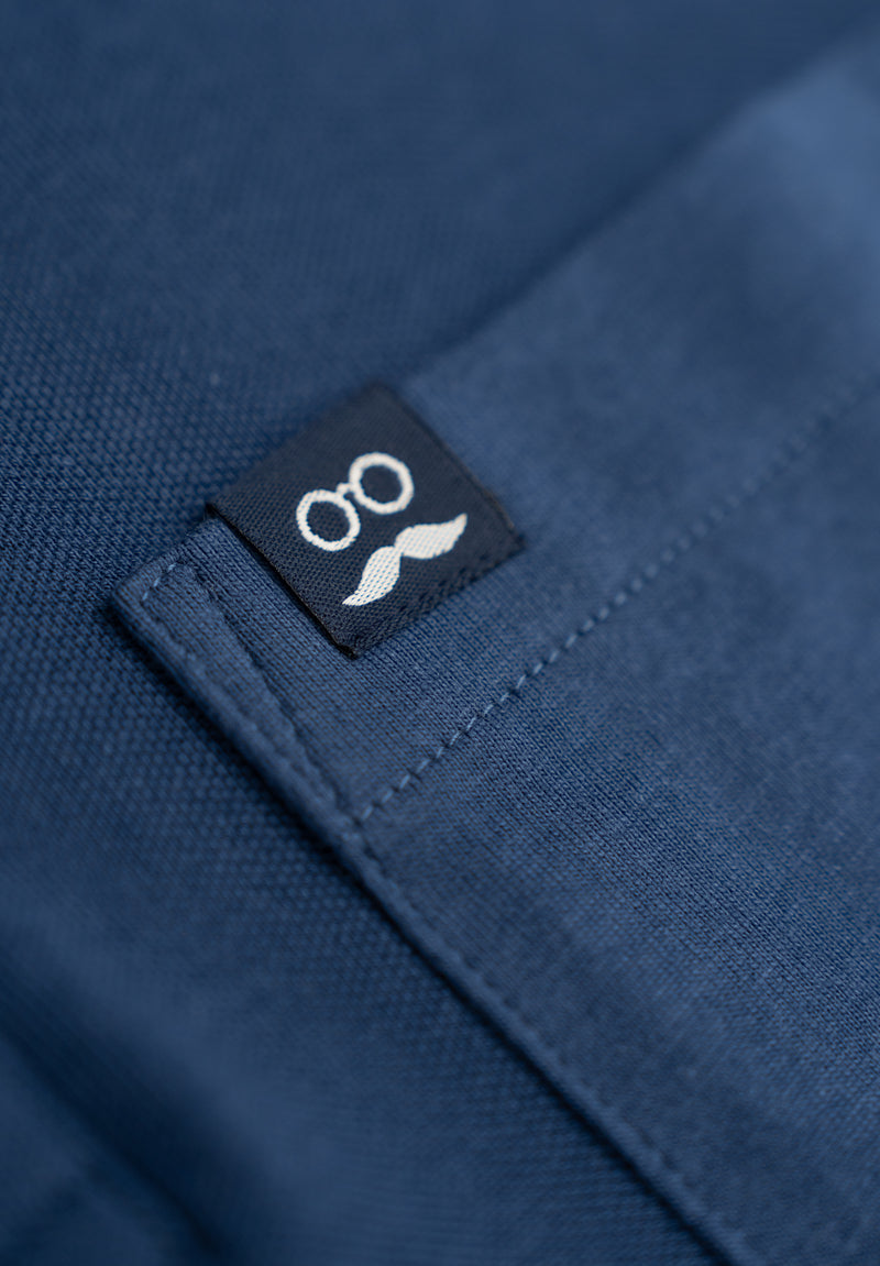 Polo Delavado Sarga Dark Blue