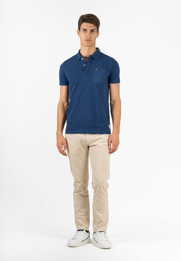 Polo Delavado Sarga Dark Blue