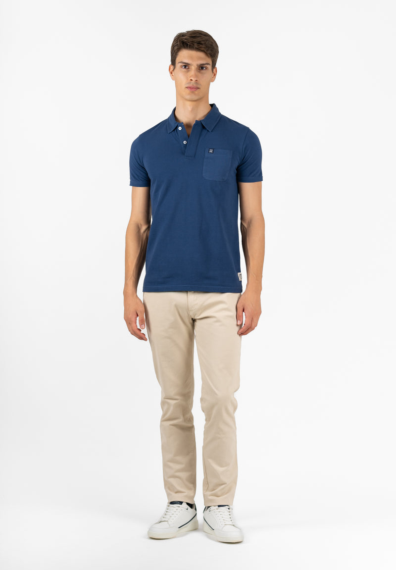 Polo Delavado Sarga Dark Blue