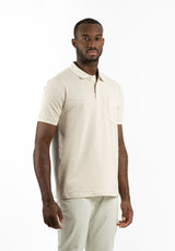 Polo Clásico Manga Corta Flamé Piedra