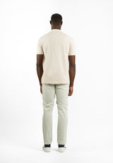 Polo Clásico Manga Corta Flamé Piedra