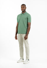 Polo Clásico Manga Corta Flamé Salvia