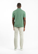 Polo Clásico Manga Corta Flamé Salvia