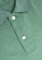 Polo Clásico Manga Corta Flamé Salvia