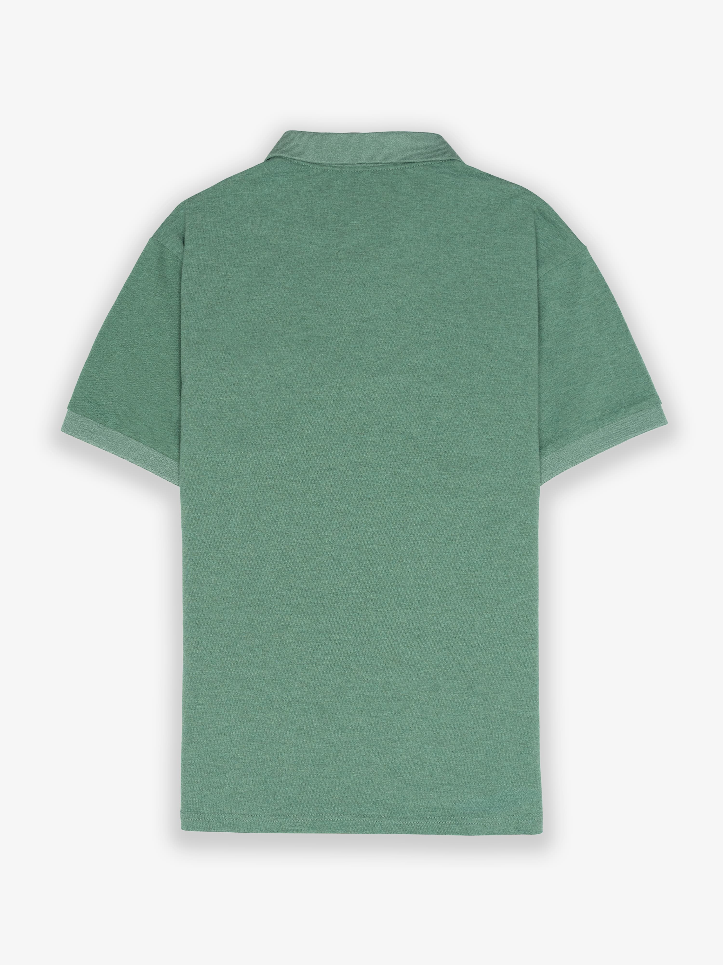 Polo Clásico Manga Corta Flamé Salvia