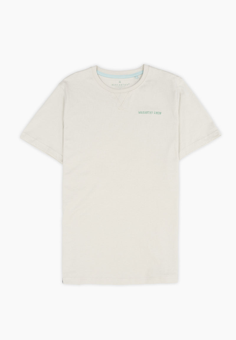 Camiseta Minimal Gris Verdoso
