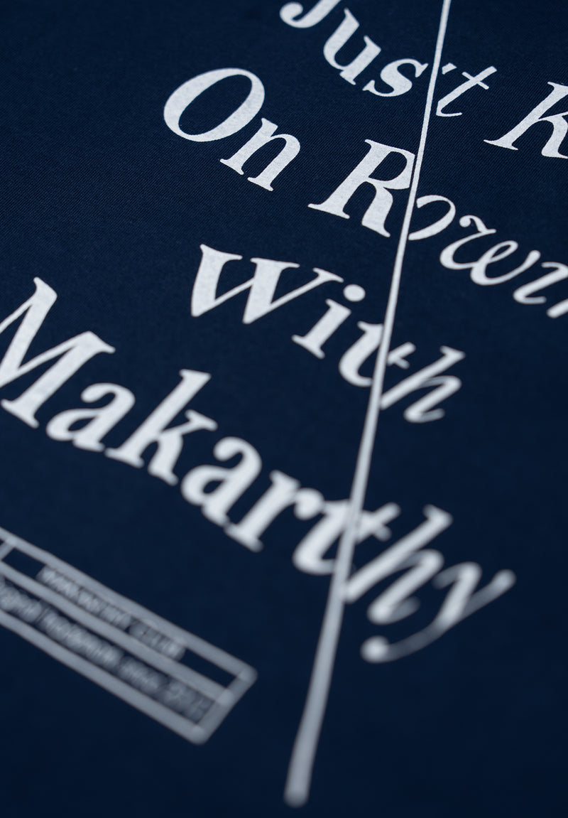 Camiseta Keep On Rowing Marino
