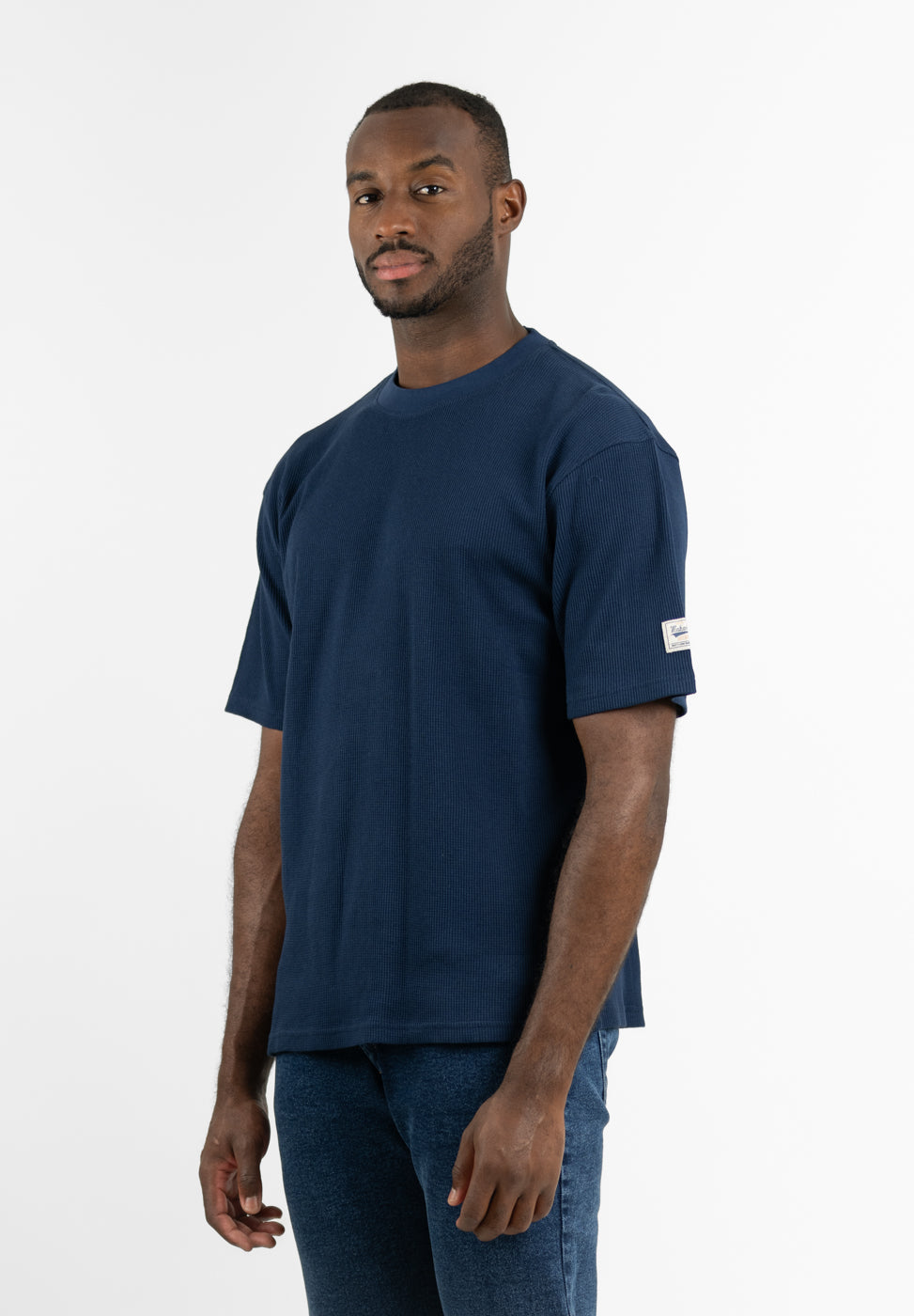 Dark Blue Waffle T-Shirt