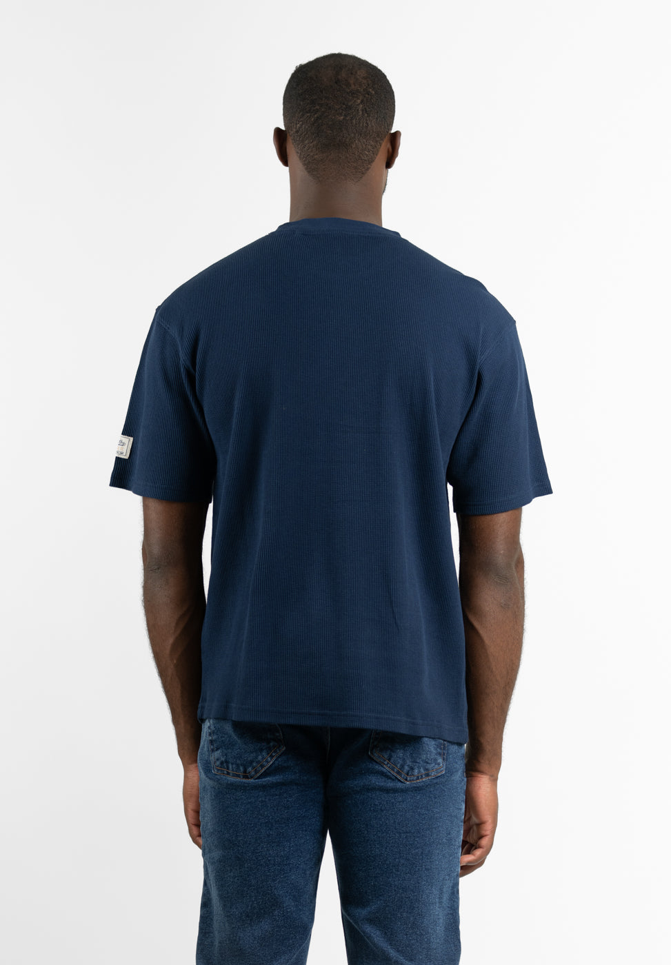 Dark Blue Waffle T-Shirt