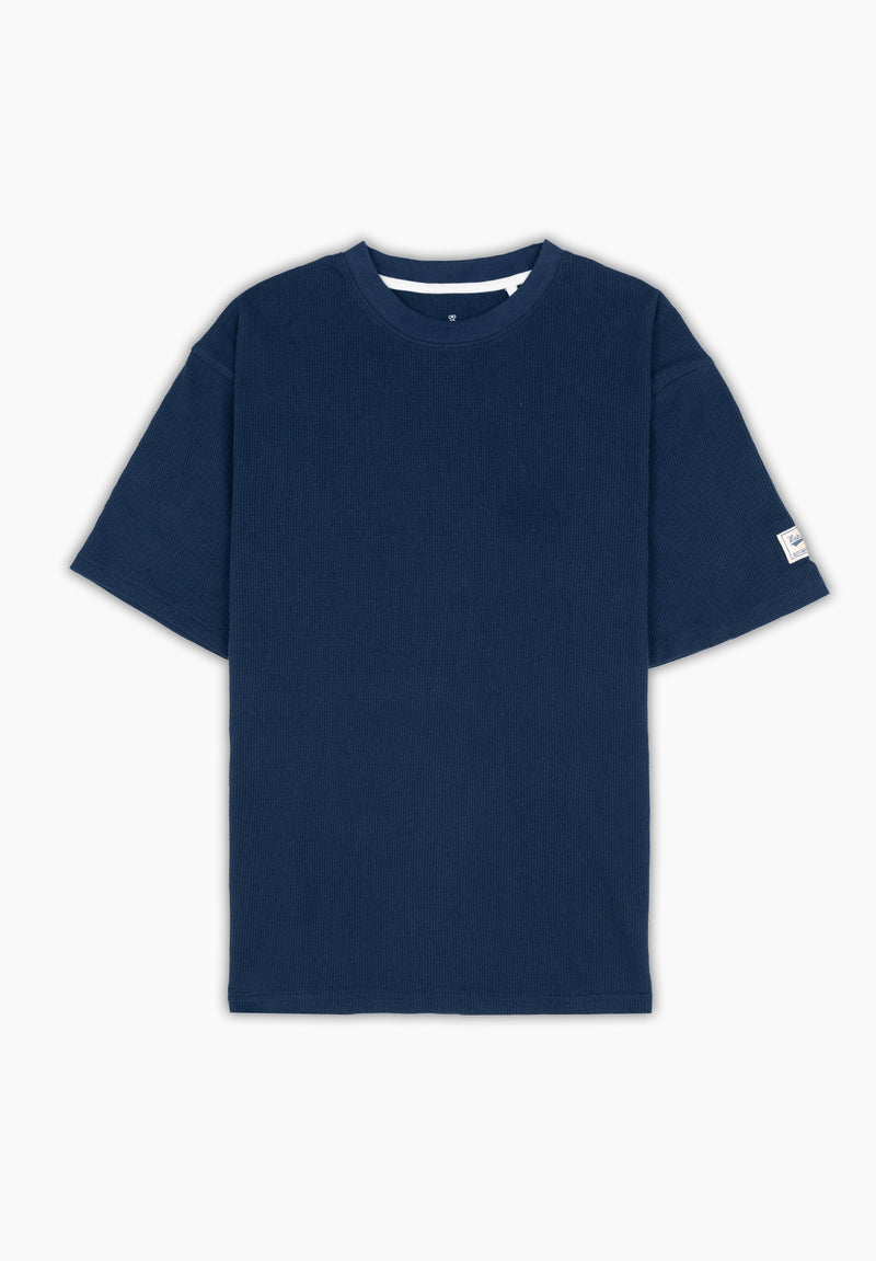 Camiseta Waffle Dark Blue
