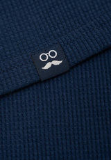Dark Blue Waffle T-Shirt
