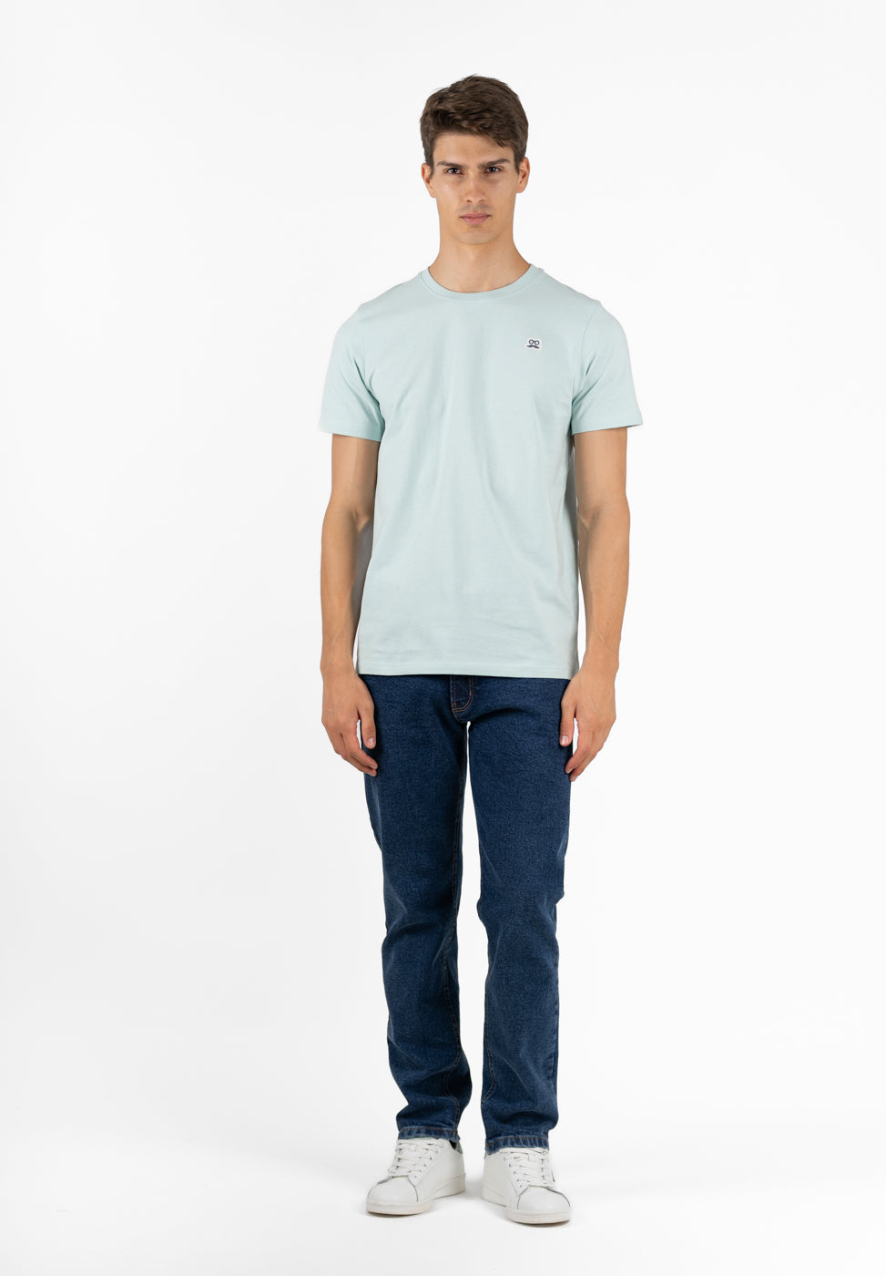 Aqua Marine Lettering T-Shirt