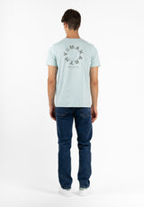 Aqua Marine Lettering T-Shirt