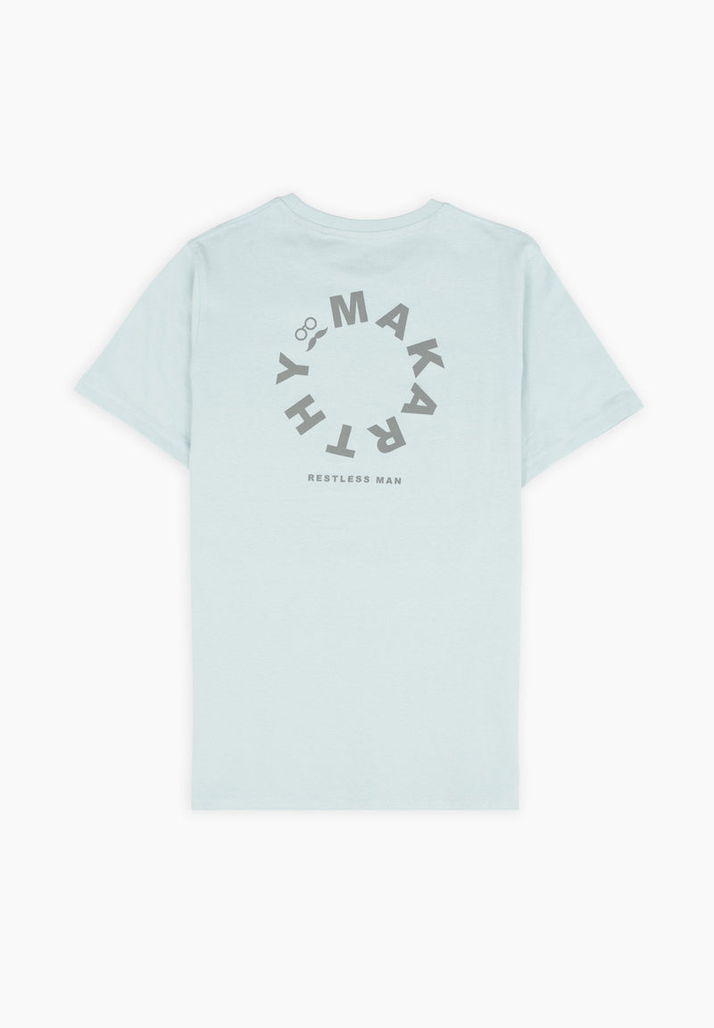 Camiseta Lettering Agua Marina