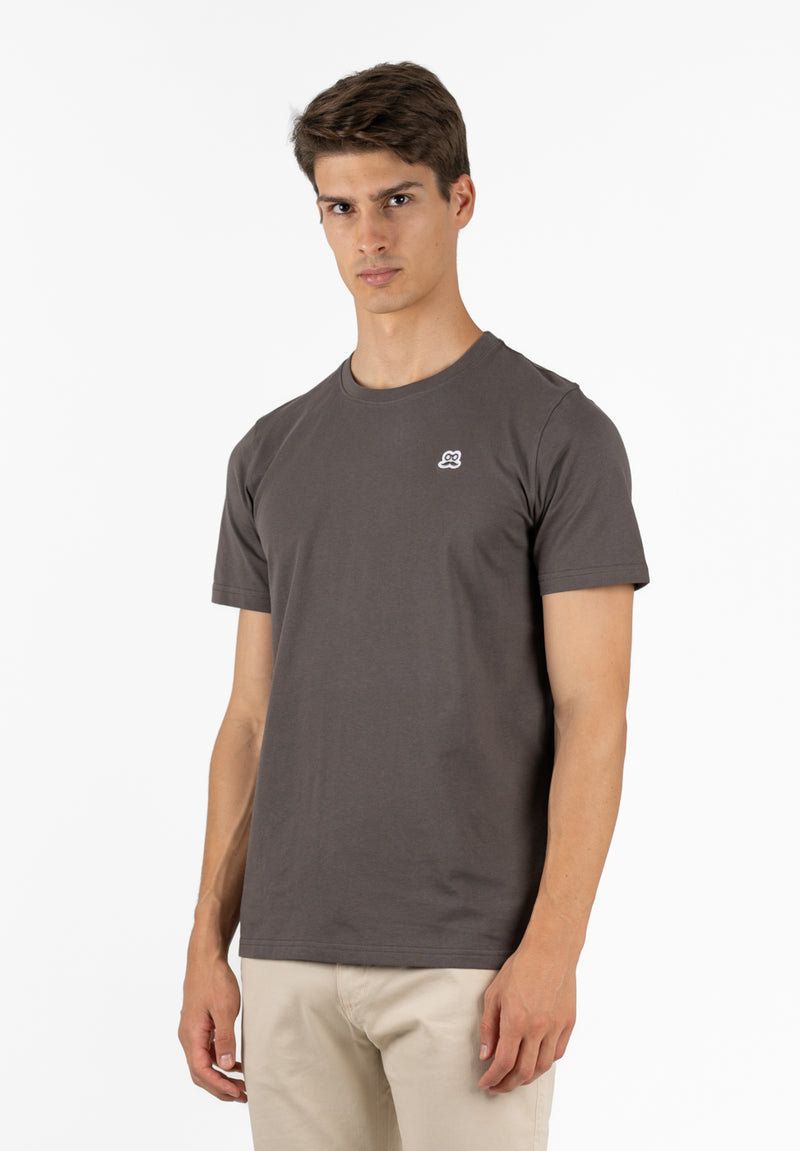 Camiseta Lettering Carbón