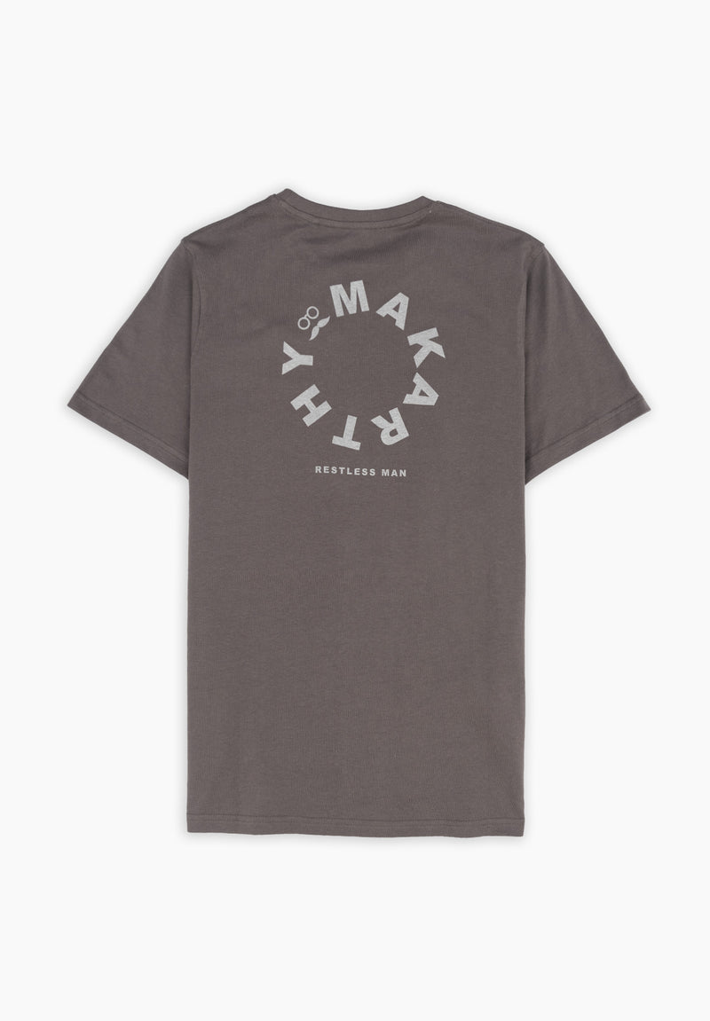 Camiseta Lettering Carbón