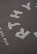 Charcoal Lettering T-Shirt