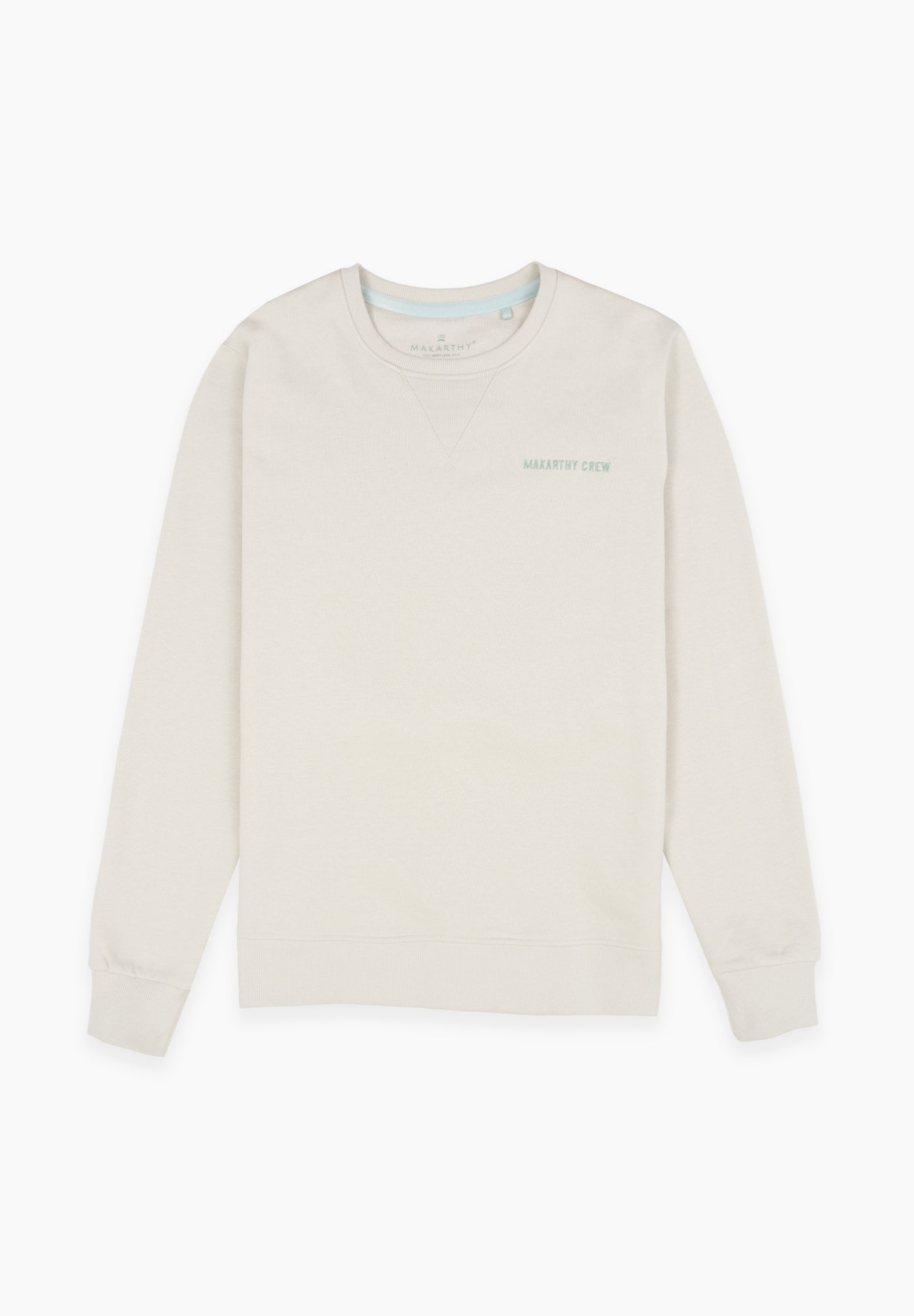 Minimal Greenish Gray Sweatshirt