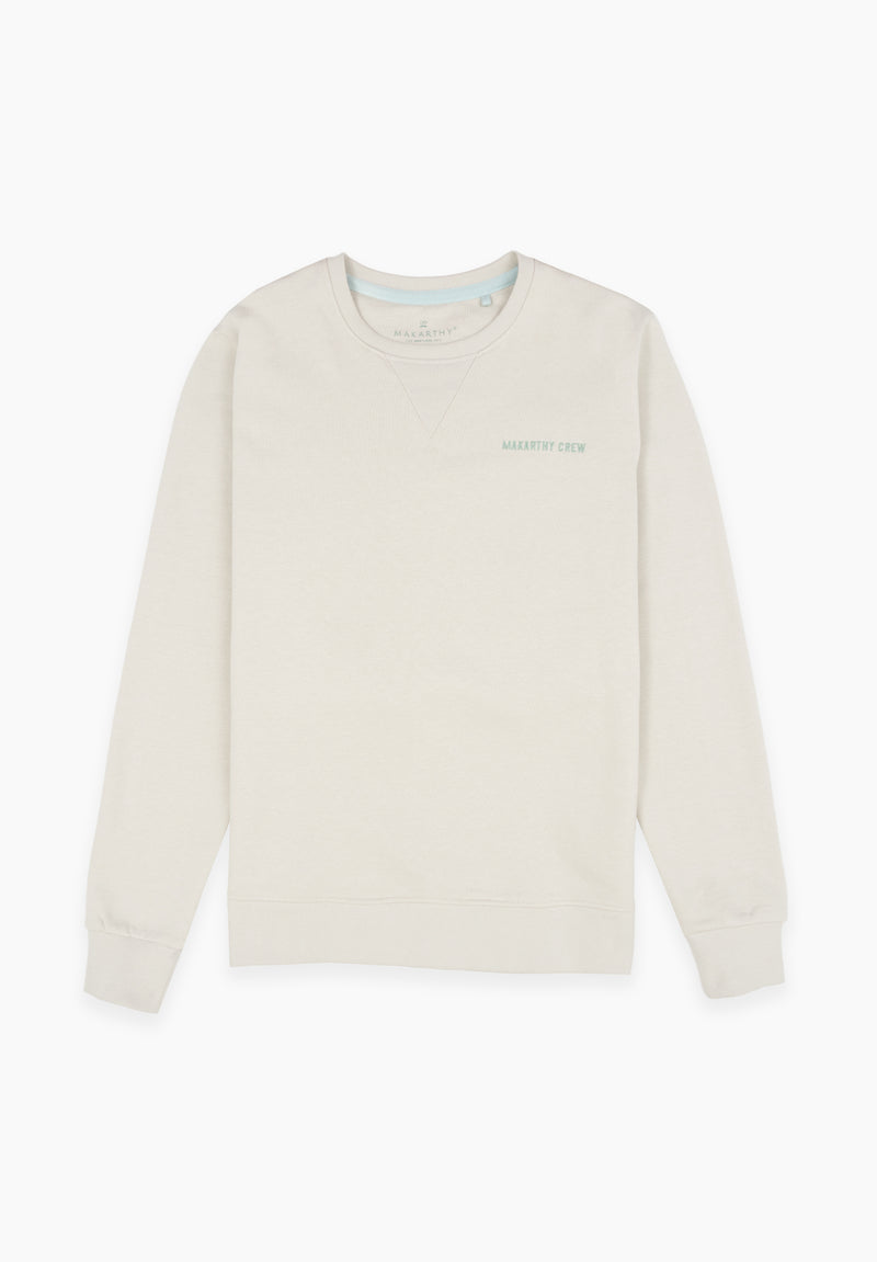 Sudadera Minimal Gris Verdoso