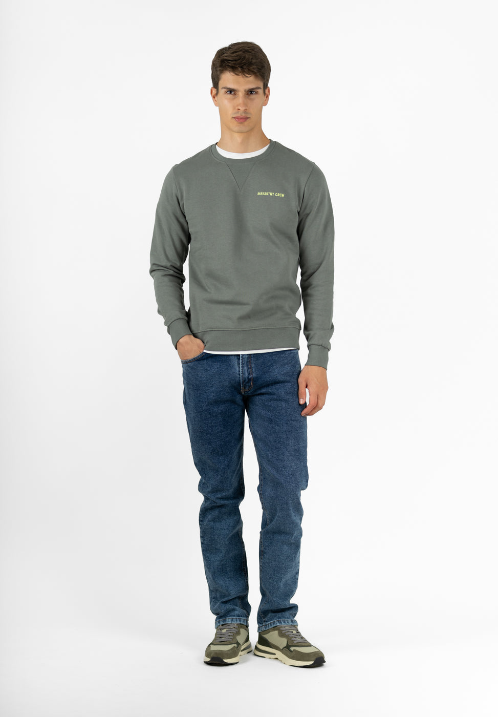 Minimal Sage Sweatshirt