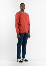 Reddish Fabric Logo Sweatshirt