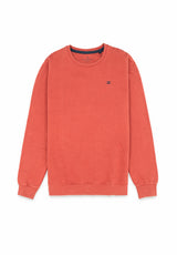 Reddish Fabric Logo Sweatshirt