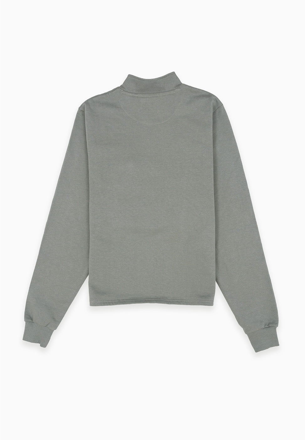 Piqué Neck Sweatshirt Sage