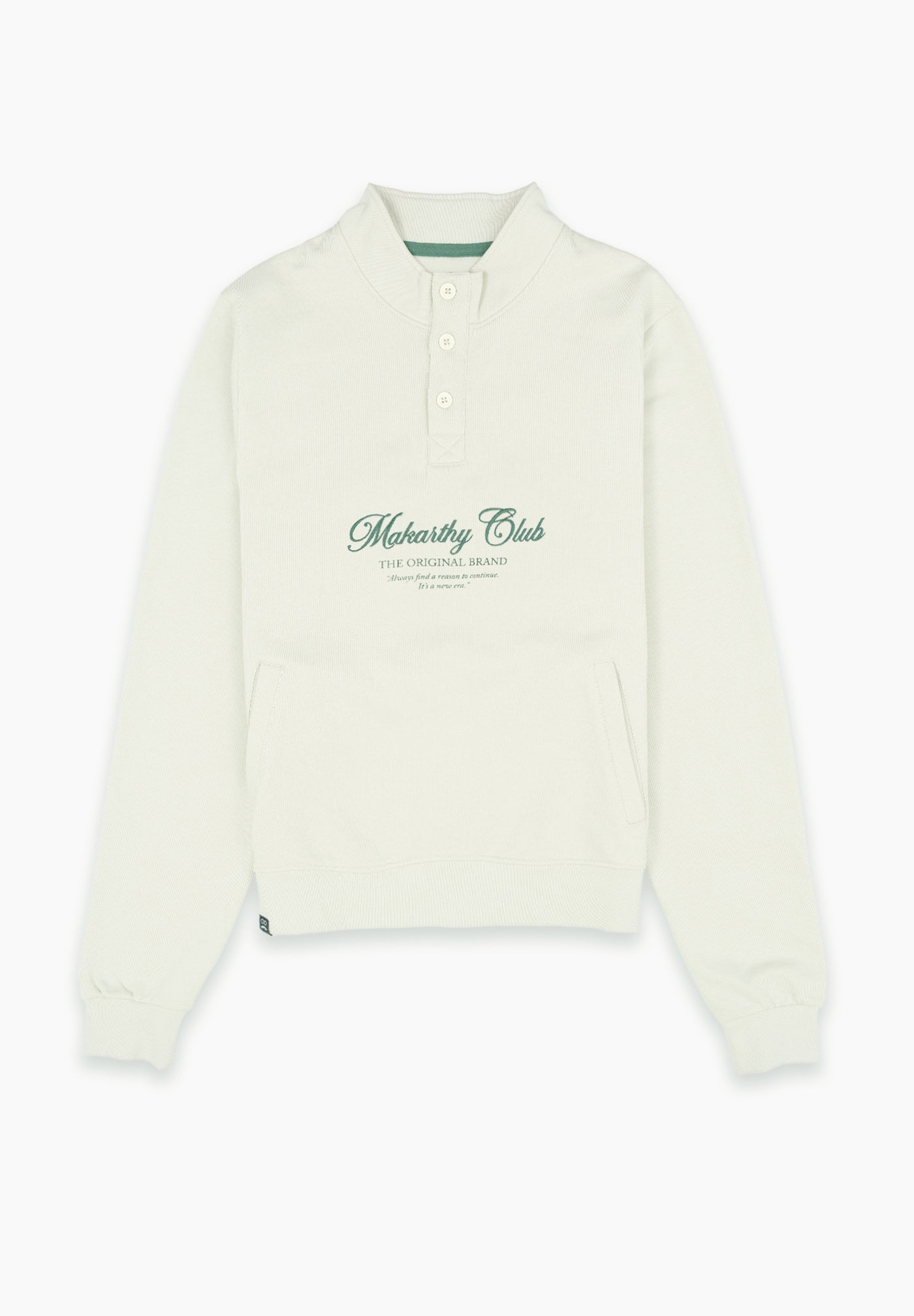 Greenish Grey Crewneck Sweatshirt