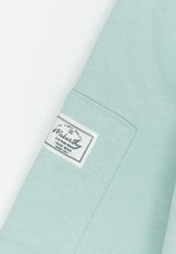 Aquamarine Crew Neck Pocket Sweatshirt