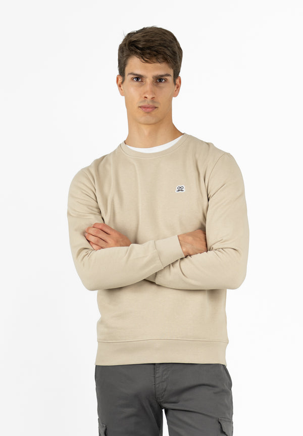 Sudadera Lettering Piedra