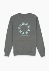 Sage Lettering Sweatshirt