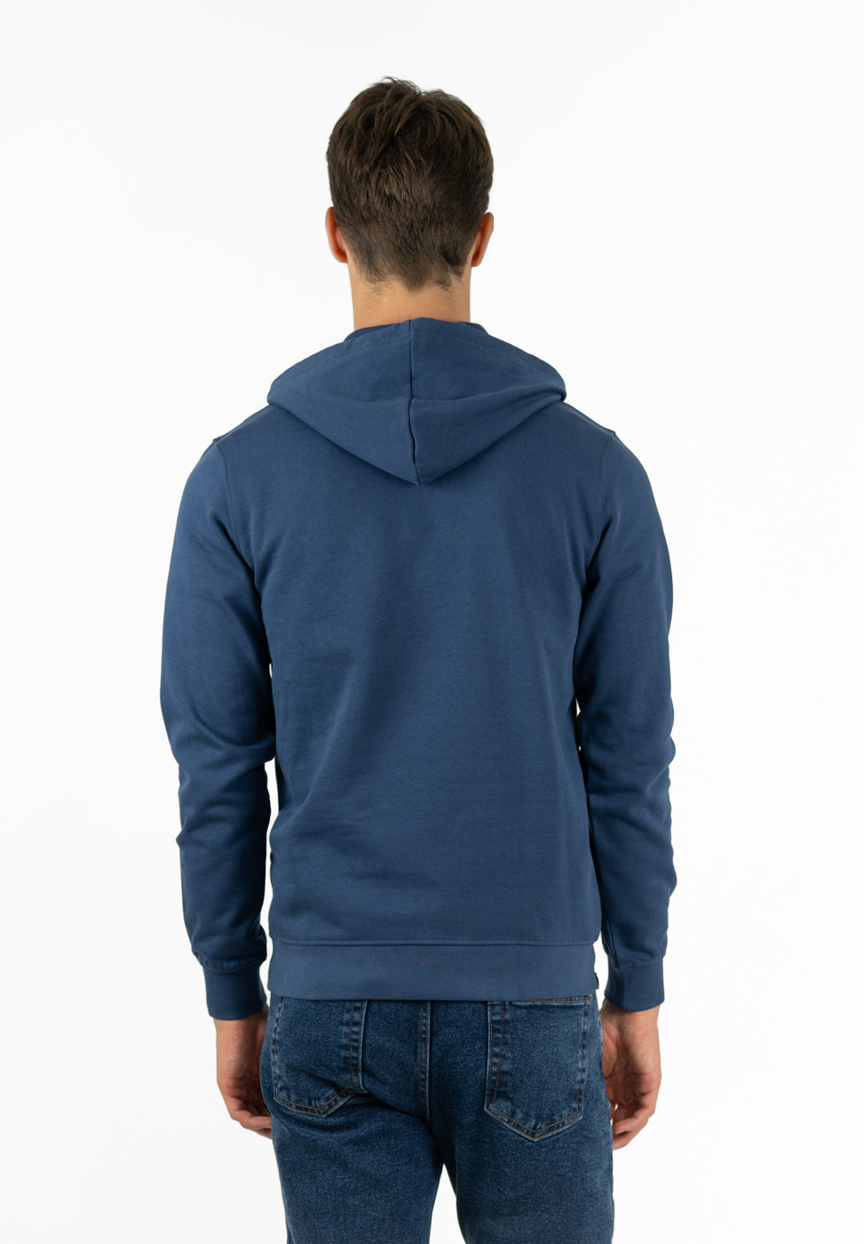 Hooded Towel Sweatshirt Dark Blue