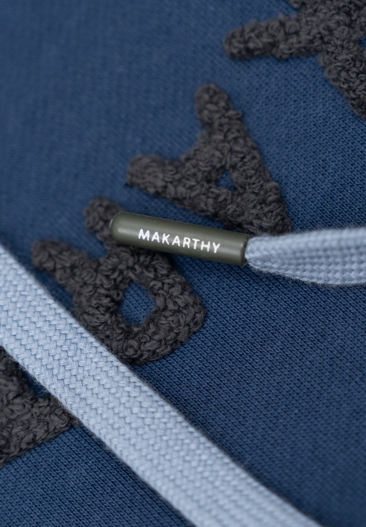 Hooded Towel Sweatshirt Dark Blue