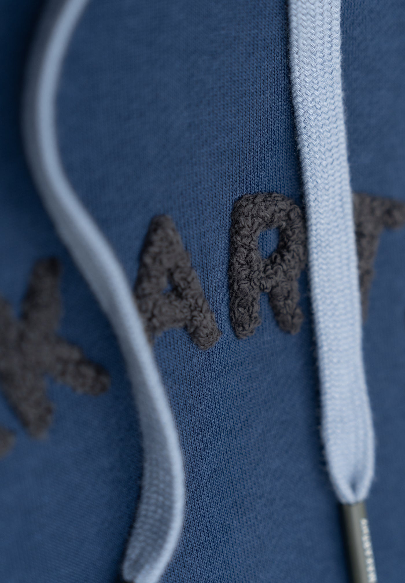 Hooded Towel Sweatshirt Dark Blue