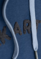 Hooded Towel Sweatshirt Dark Blue