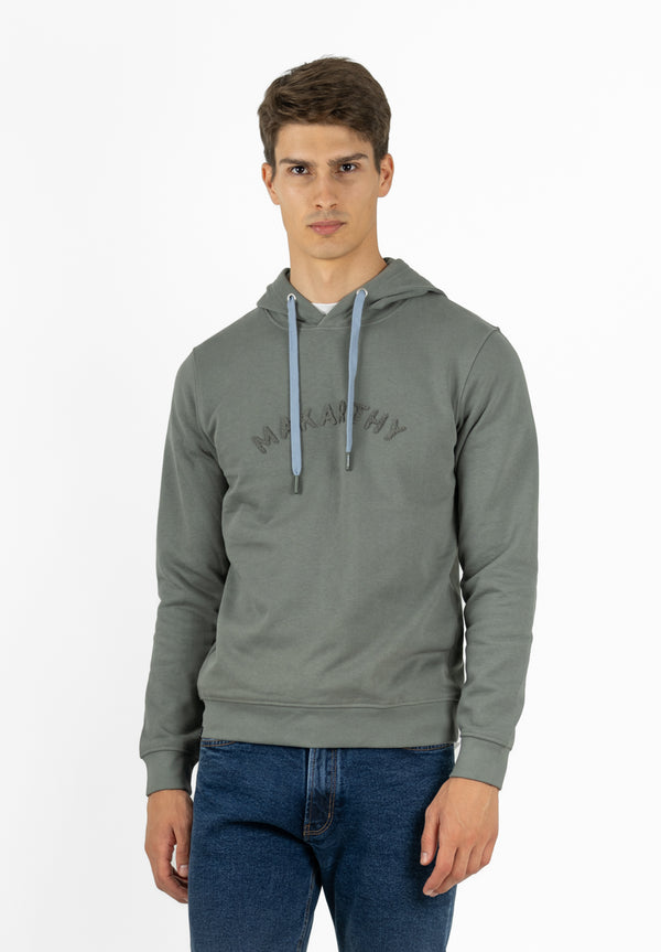 Sudadera Capucha Towel Sage