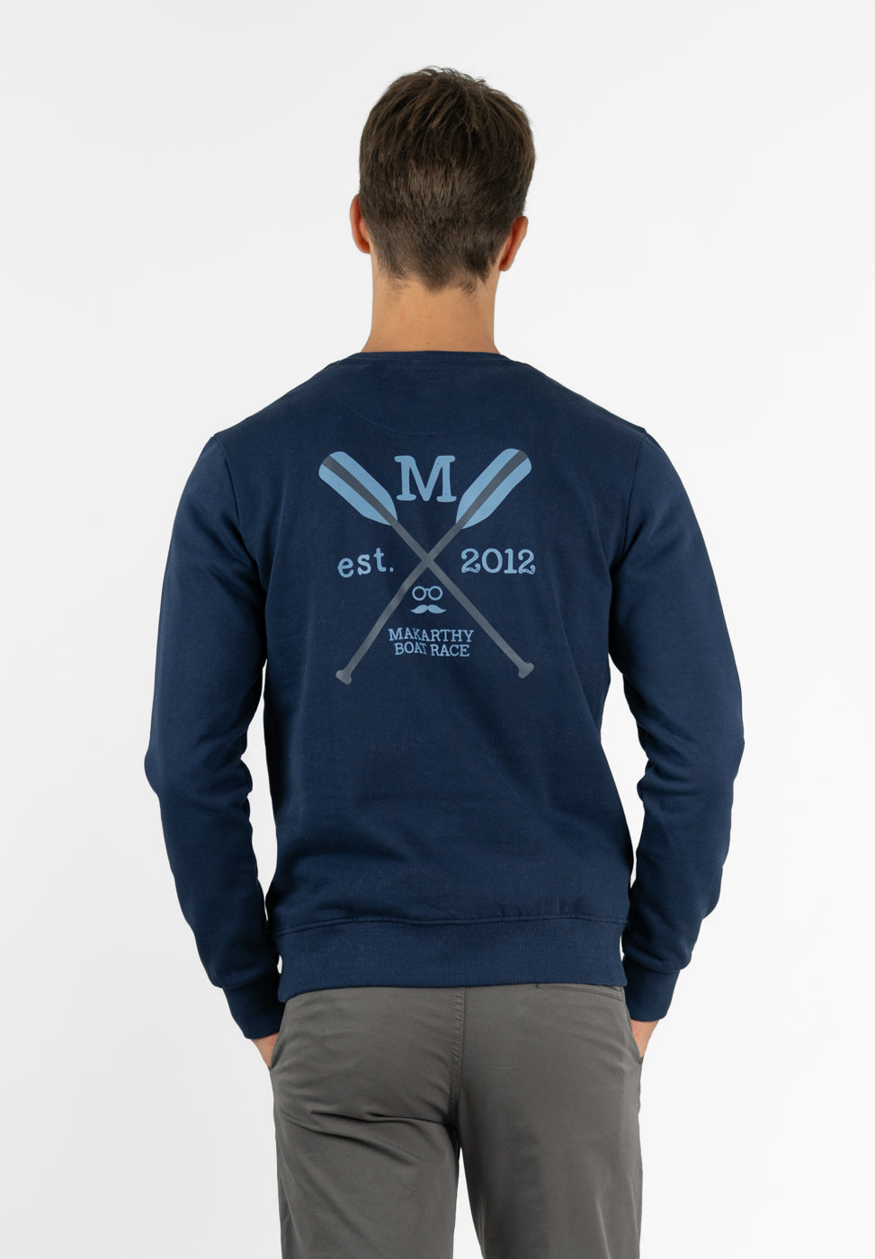 Oars Navy Sweatshirt