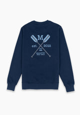 Oars Navy Sweatshirt