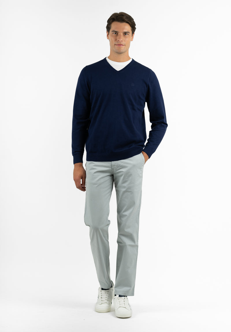 Jersey Cuello Pico Marino