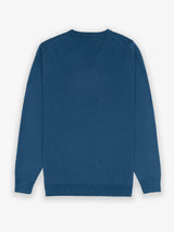 Indigo V-Neck Jumper