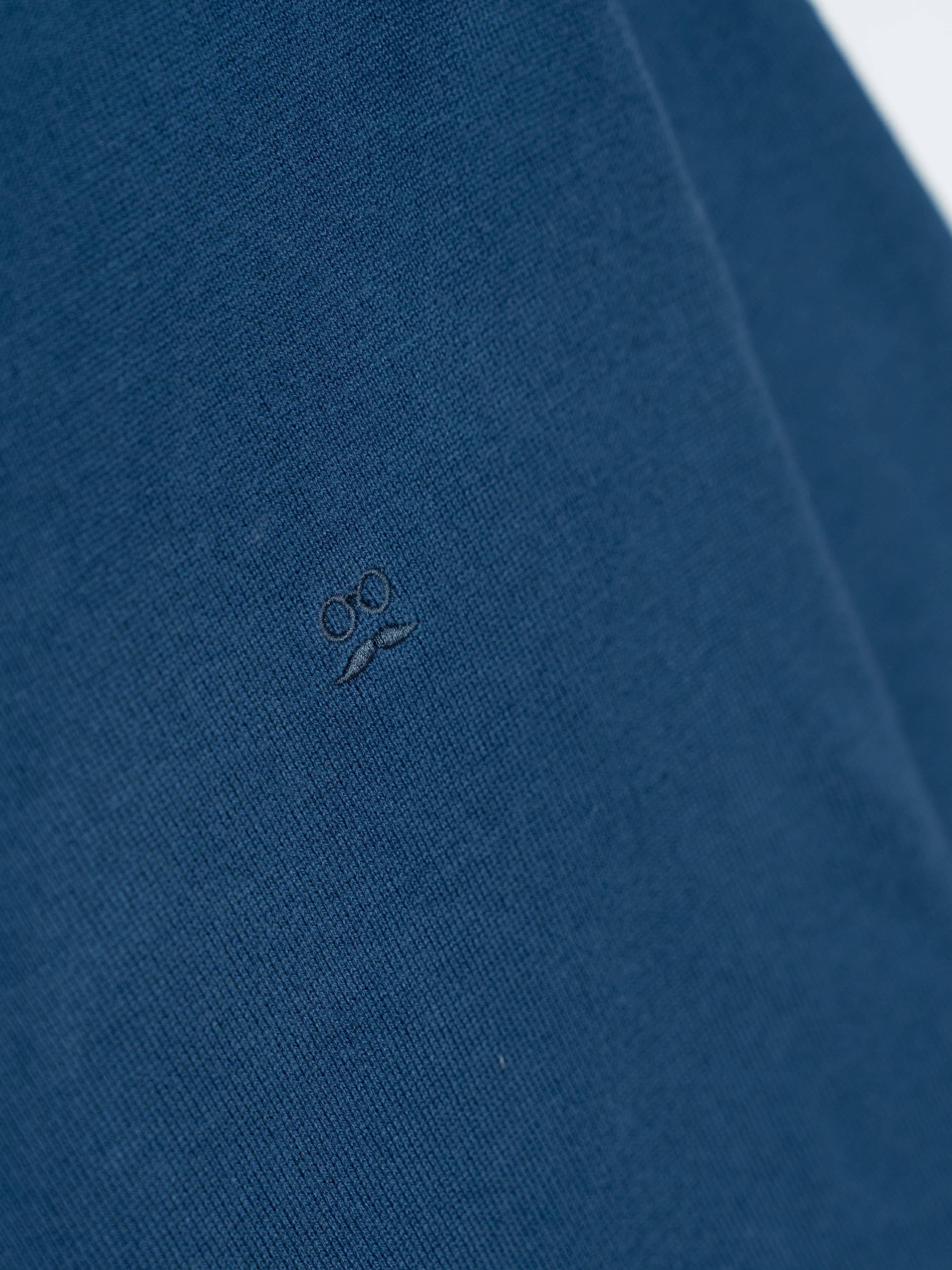 Indigo V-Neck Jumper