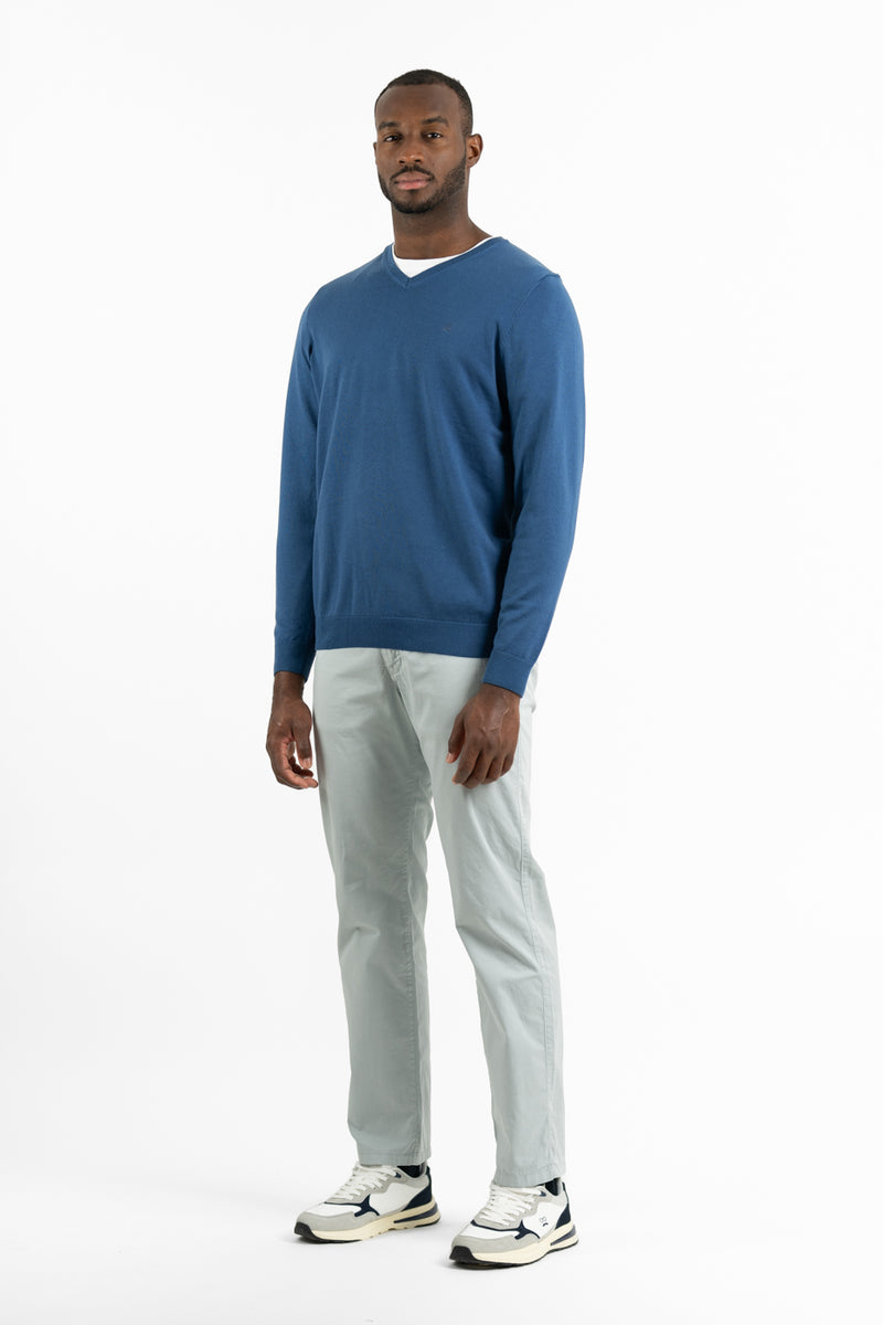 Jersey Cuello Pico Indigo