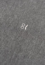 Jersey Cuello Pico Gris Oscuro