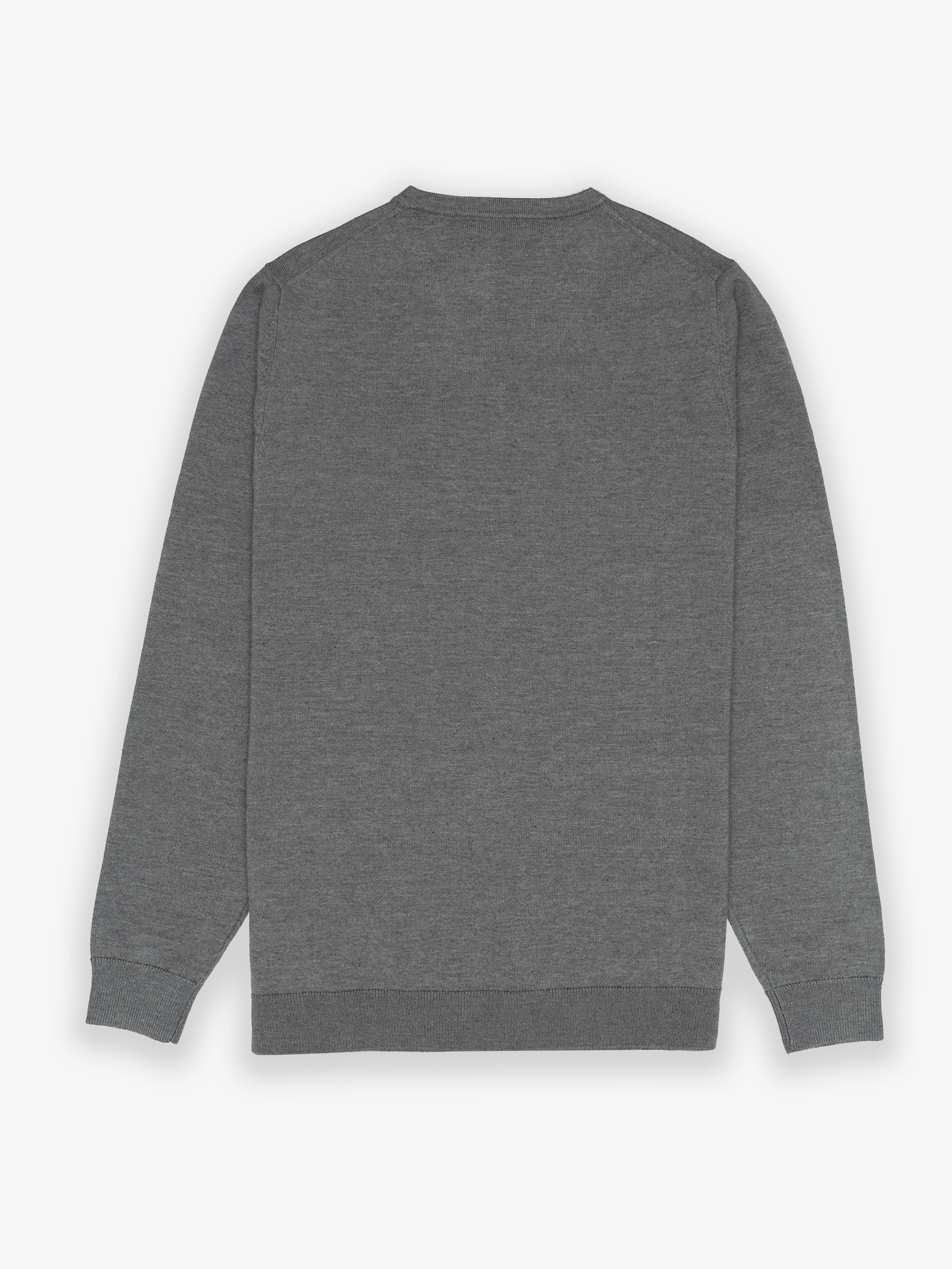 Dark Gray V-Neck Sweater