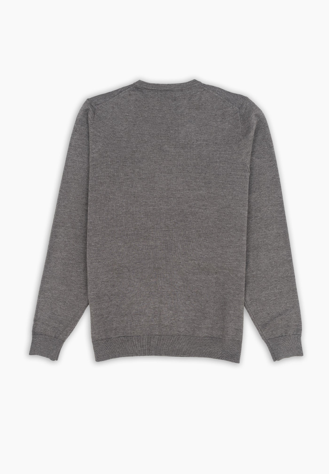 Jersey Cuello Pico Gris Oscuro